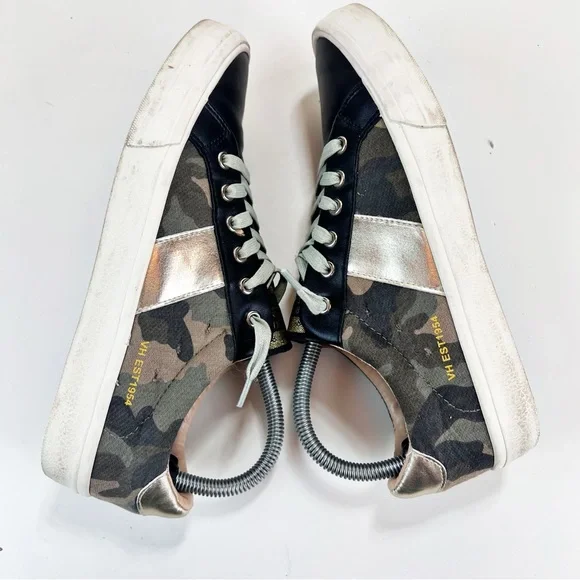 Vintage Havana Dina Sneaker Army Multi Sz 8 Green Camo - Picture 8 of 10